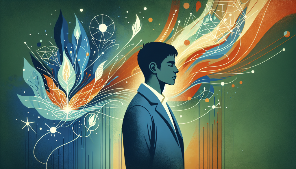 A person visualizing their goals