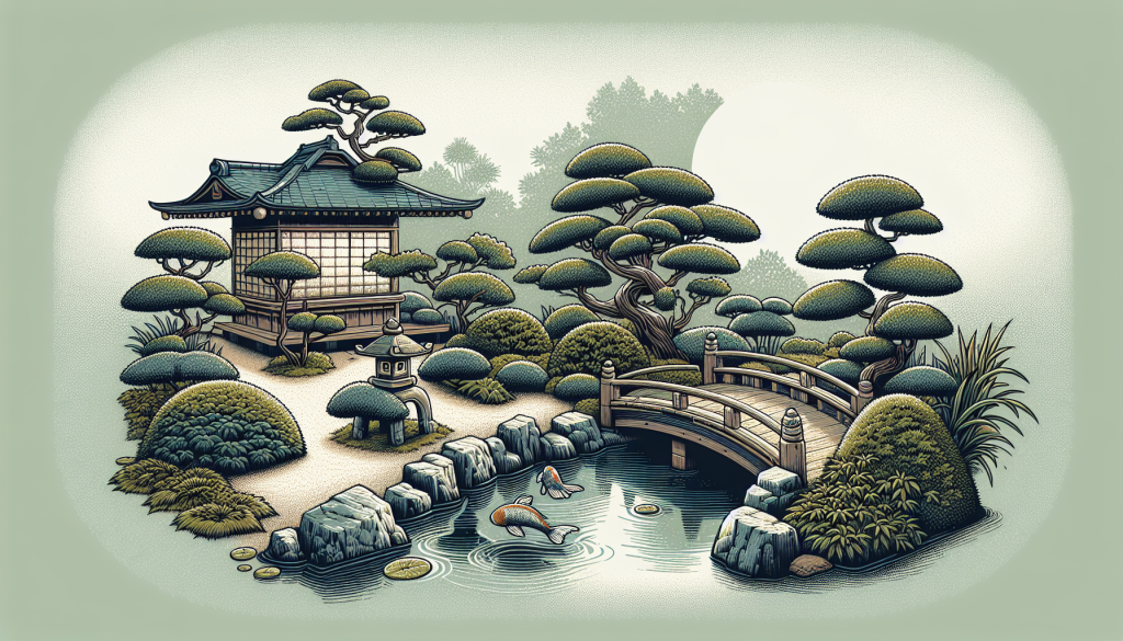 A serene Japanese garden representing tranquility
