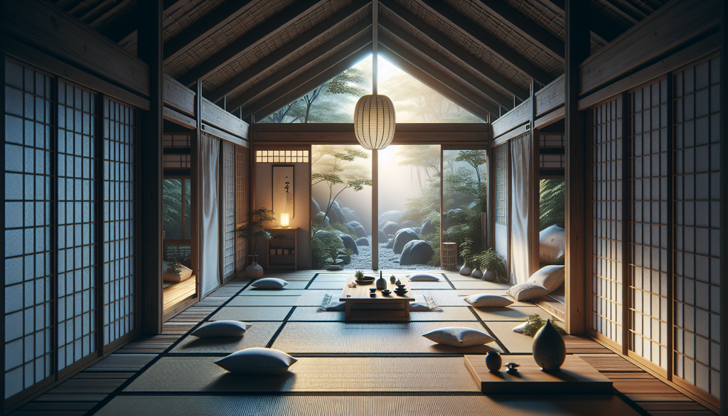 A serene meditation space