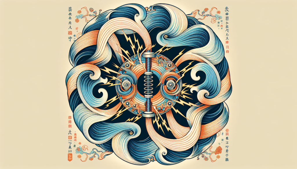 An illustration of electromagnetic waves