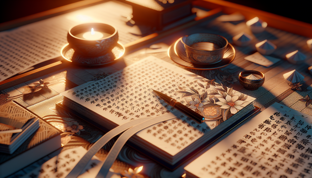 Positive affirmations in a journal