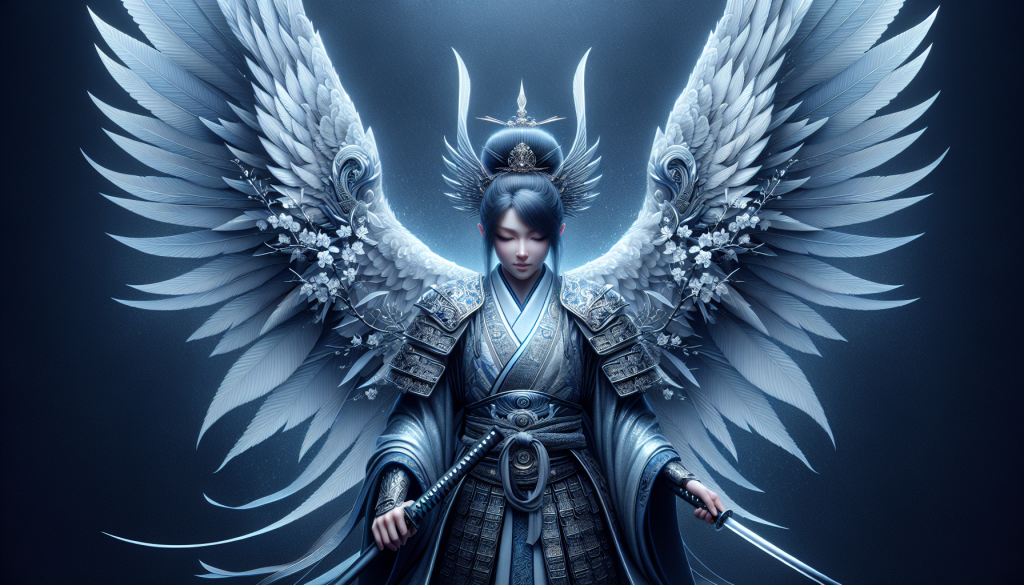 A depiction of a guardian angel