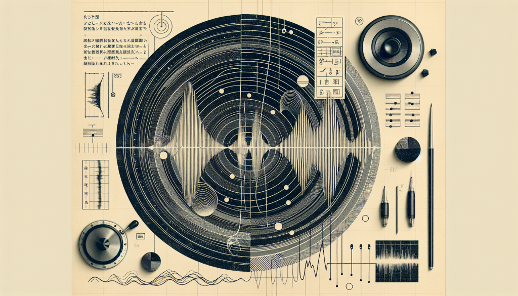 A diagram of sound waves