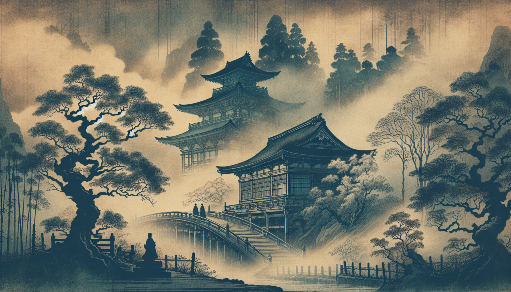 A mysterious mist in a historical site