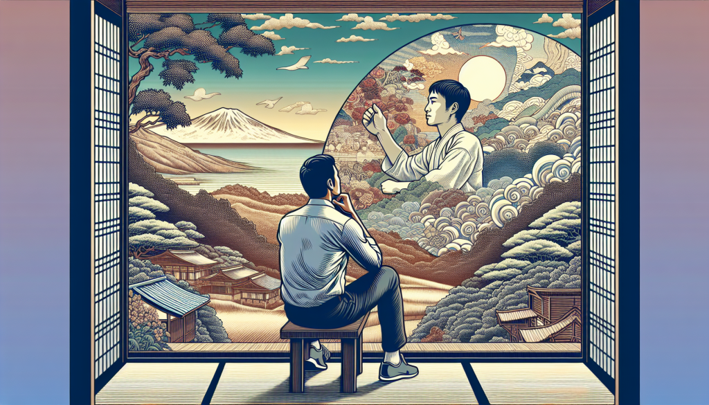 A person visualizing their goals