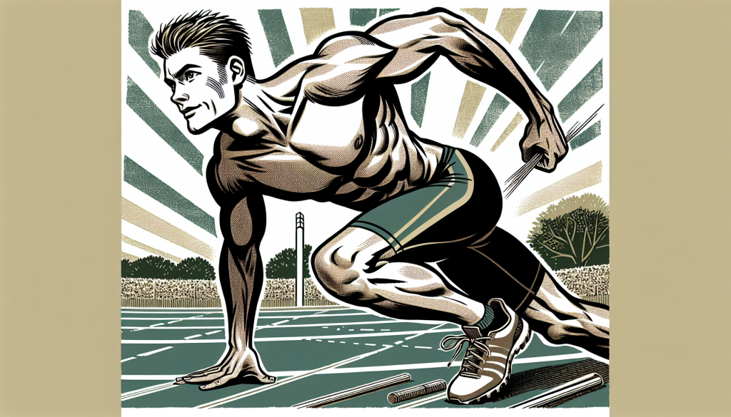 A positive thinking athlete