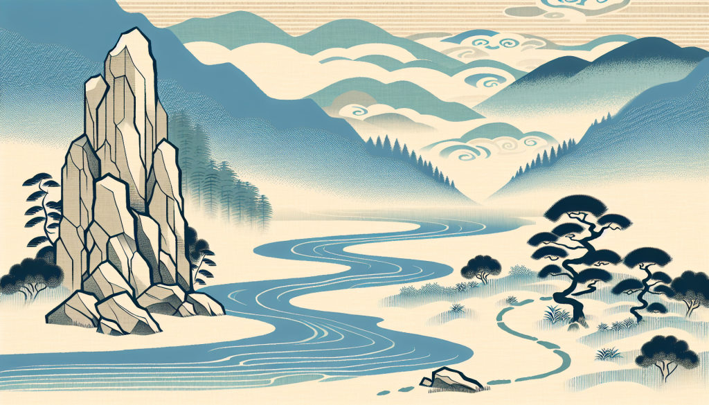 A serene landscape symbolizing peace and guidance