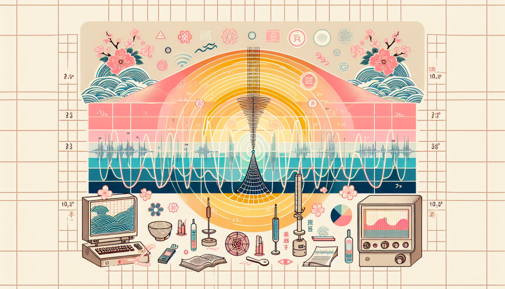 An electromagnetic wave chart