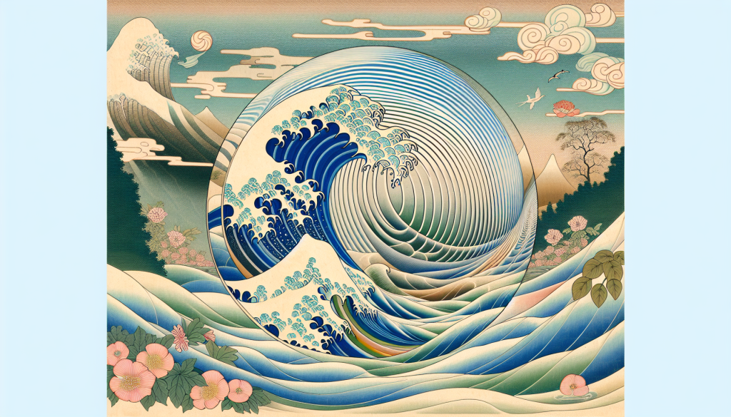 Wave interference pattern